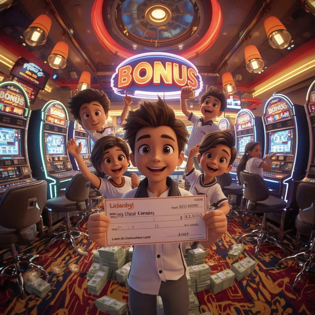 bonus nelle mani di un uomo al 7Signs Casino